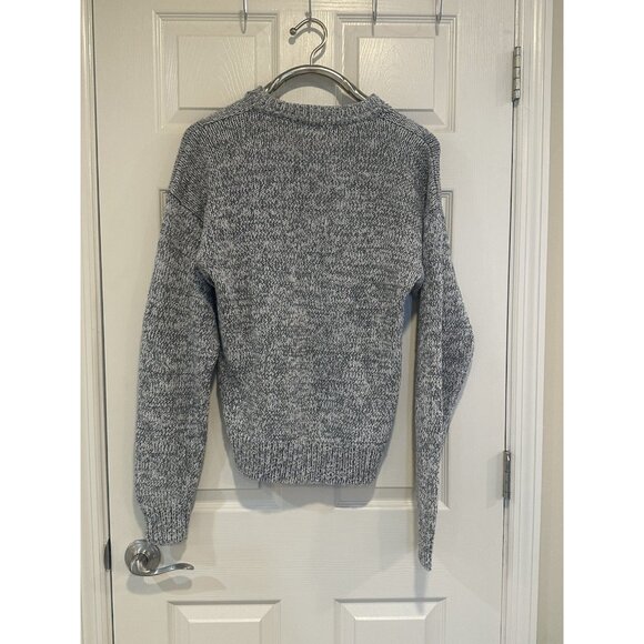 Vintage Michael Jordan By Lowell Dreyfus Grey Knit Sweater Size L - Picture 4 of 8